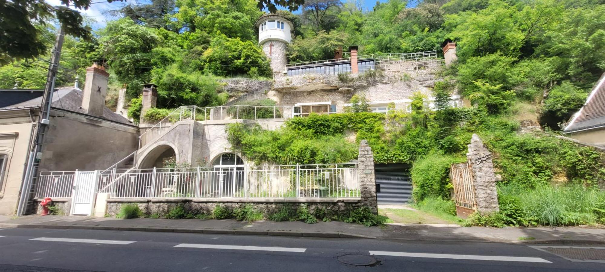 Troglodyte Baths Apartamento Saint-Étienne-de-Chigny Exterior foto